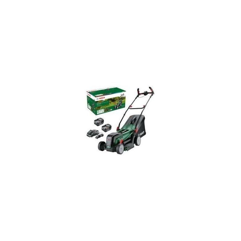 Tondeuse Bosch UniversalRotak 37-550 - 2 Batteries 4,0 Ah et Chargeur