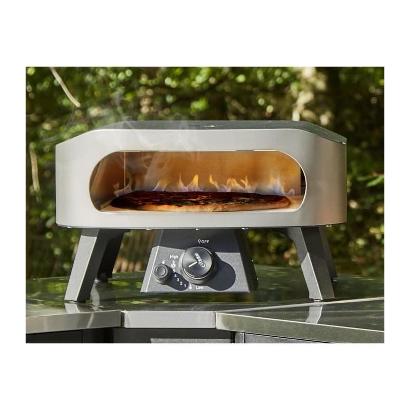 Four a pizza - COZZE - 13 - Gaz - 6 KW - Jusqu'a 450°C - Thermometre inclus - Porte