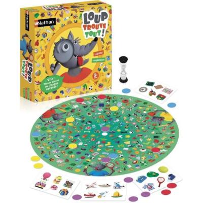 Nathan Le loup trouve tout, jeu coopératif et compétitif