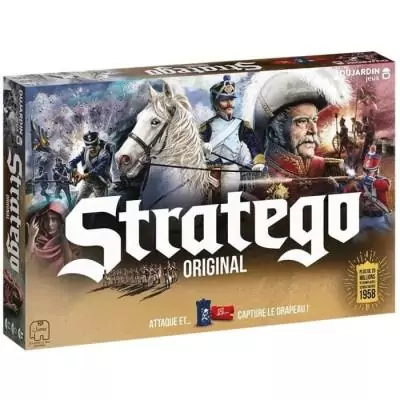 Jeu de société Stratego Original - Lancez l'offensive et protégez votre drapeau!