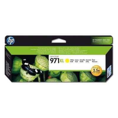 HP 971XL Cartouche d'encre jaune grande capacité authentique (CN628AE) pour HP Officejet Pro X451/X476/X551/X576