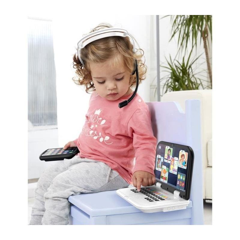 Kit Télétravail - KD - Mon Premier Kit de Télétravail - Effets lumineux et sons réalistes des 18 mois