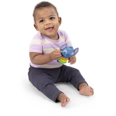 Coffret Cadeau Naissance Disney Baby Stitch - 4 Jouets Bébé