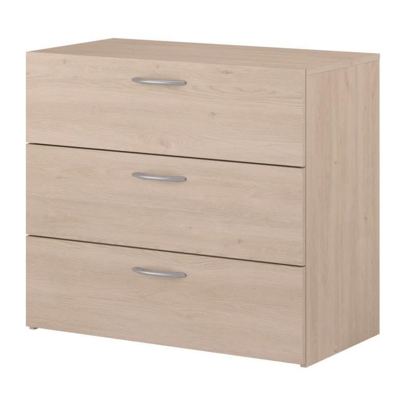 Commode - EASY LIFE - 3 tiroirs - Chene - 78,2 x 69,3 x 40,8 - PARISOT