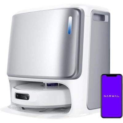 Narwal Freo Z Ultra - Aspirateur Robot Laveur avec Station - Double Puce IA - Évitement d'obstacles - Aspiration 12000 Pa