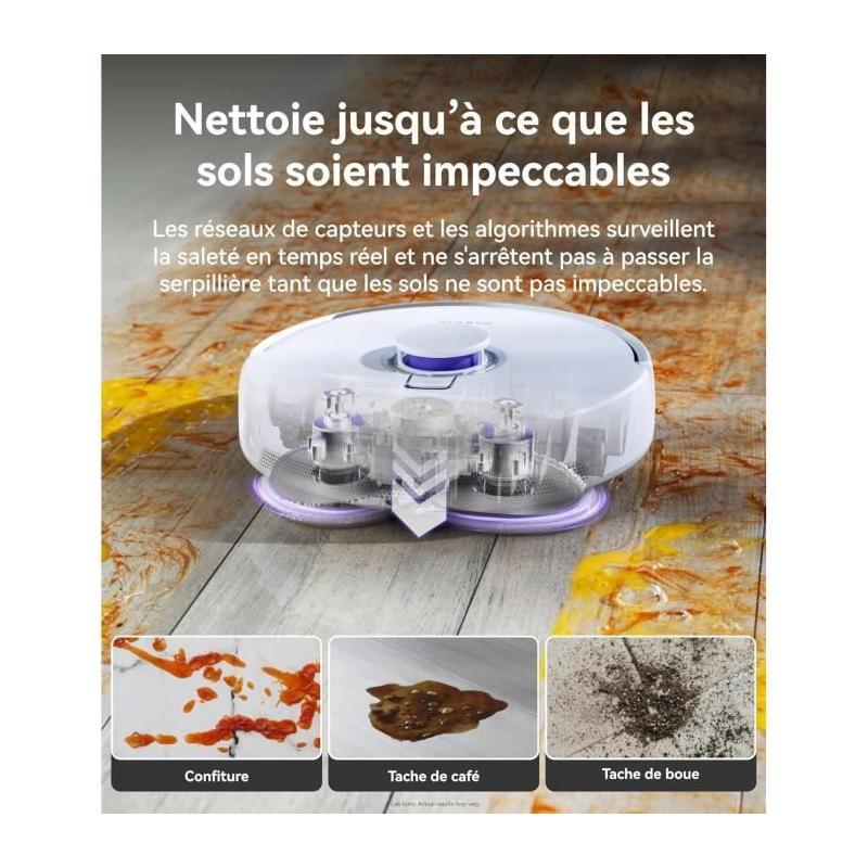 Narwal Freo Z Ultra - Aspirateur Robot Laveur avec Station - Double Puce IA - Évitement d'obstacles - Aspiration 12000 Pa