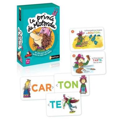 Jeu de cartes Le prince de Motordu: Apprendre en s'amusant