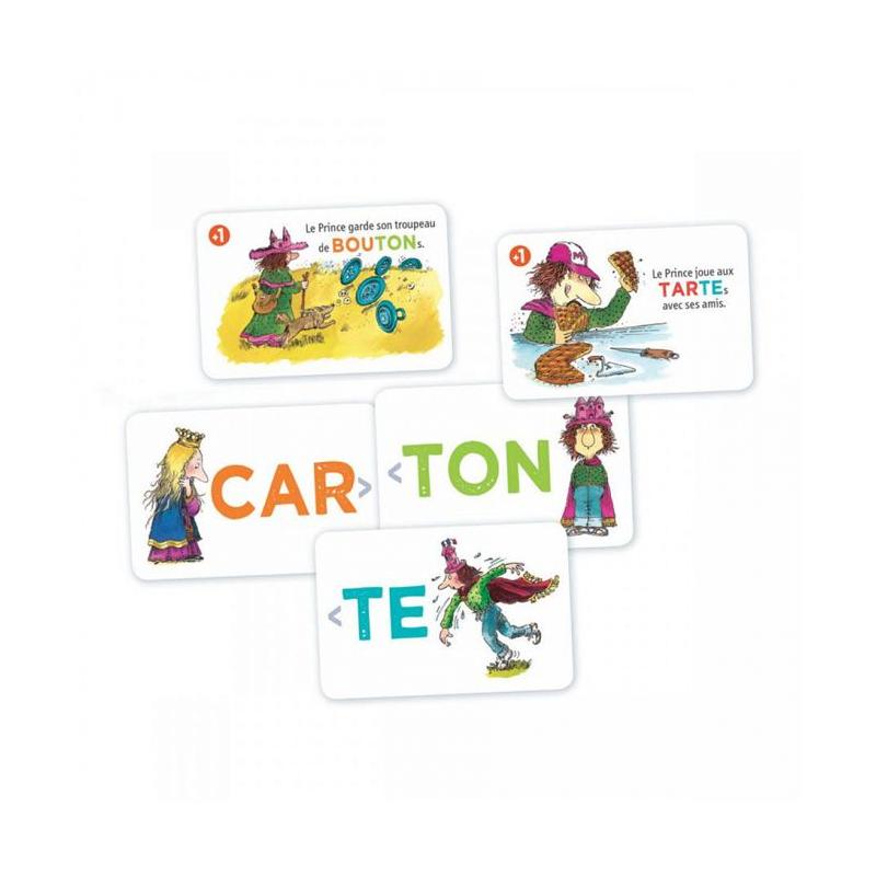 Jeu de cartes Le prince de Motordu: Apprendre en s'amusant