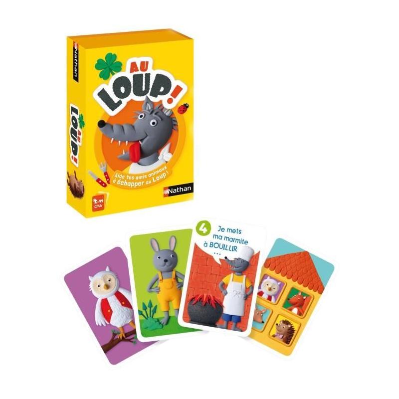 Nathan - Au Loup - Un jeu de cartes captivant!