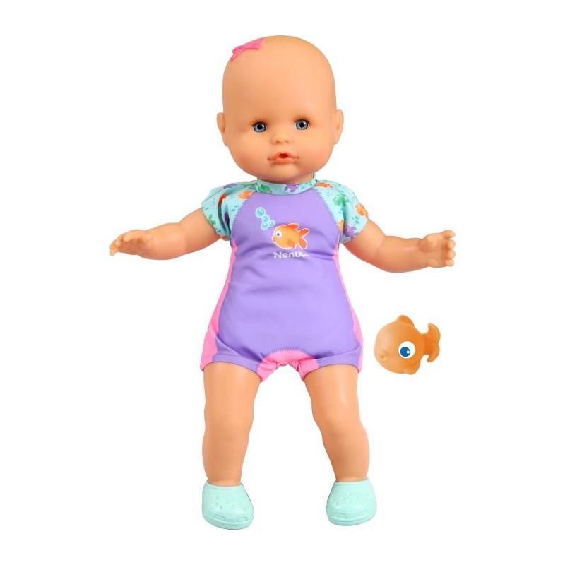 Poupon et son poisson pour le bain - GPTOYS - NENUCO - 35 cm