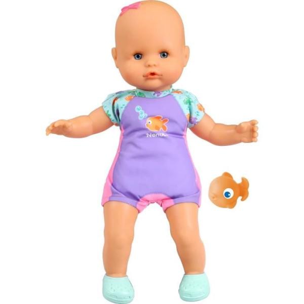 Poupon et son poisson - GPTOYS - NENUCO - Mon premier bain - NFN88 - 35 cm - Des 10 mois