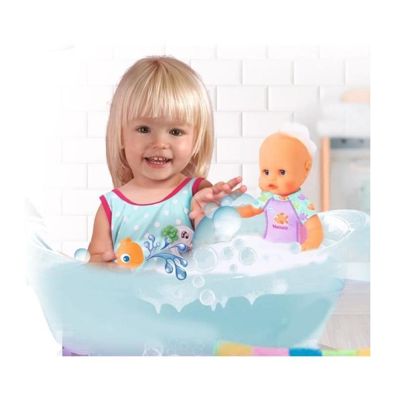 Poupon et son poisson pour le bain - GPTOYS - NENUCO - 35 cm