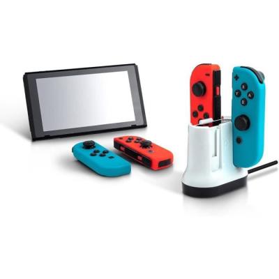 Chargeur - PDP - Pour 2 paires de manettes Joy-Con Nintendo Switch - Blanc