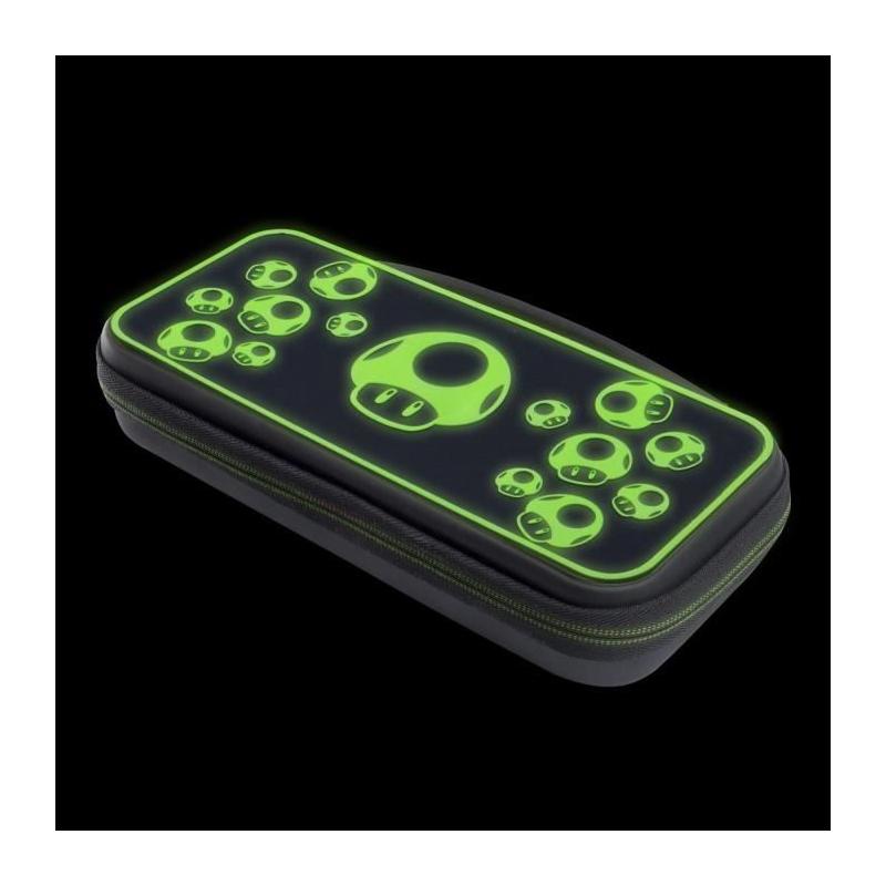 Sacoche de transport - PDP - 1 UP Glow In The Dark - Nintendo Switch - Noir