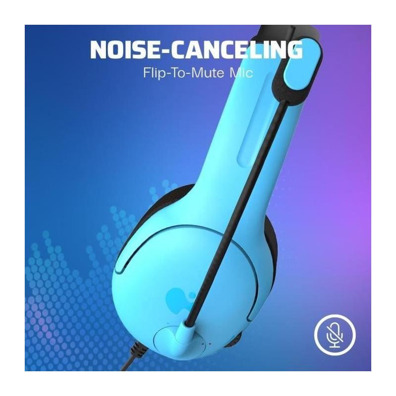 Casque Filaire - Airlite - Neptune Blue - Compatible PS4/PS5 - Microphone Boom - Arceau Circum-aural