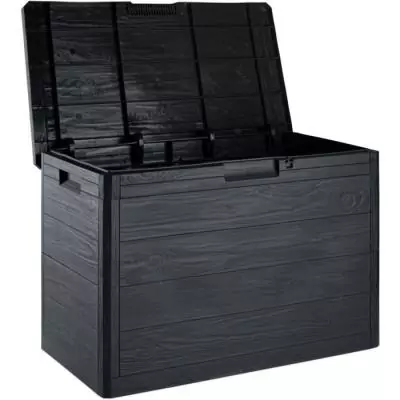 Coffre de rangement extérieur TOOMAX 160L gris Woody's - Pratique et spacieux