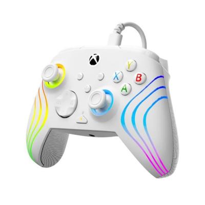 Manette de jeu - Xbox Series X|S, Xbox One et PC - Afterglow Wave - RGB - Filaire - Blanc- TURTLE BEACH
