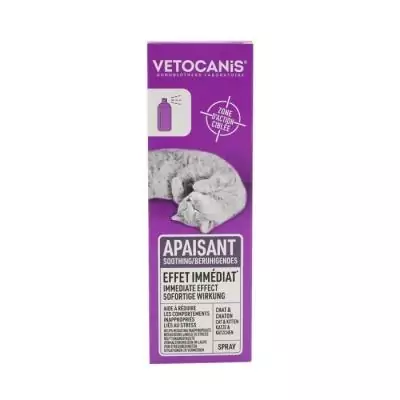 Spray anti-stress apaisant pour chat - VETOCANIS