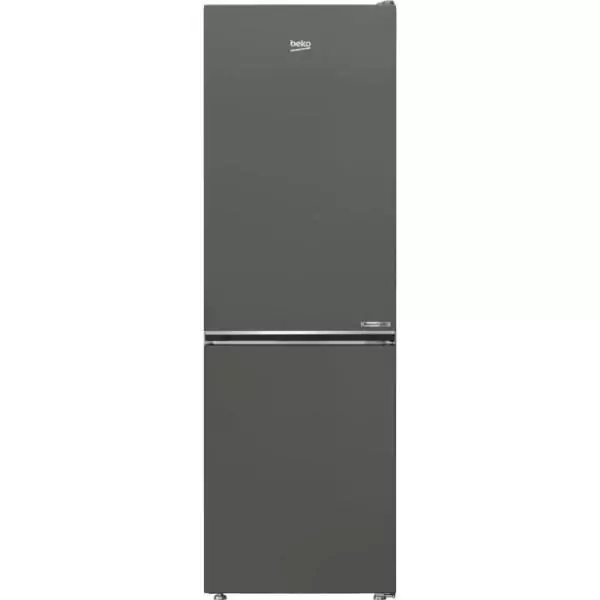 Réfrigérateur combiné - BEKO - B5RCNE366HG - Classe C - 316 L - 59,5 x 66,3 x 186,5 cm - Manhattan Gray