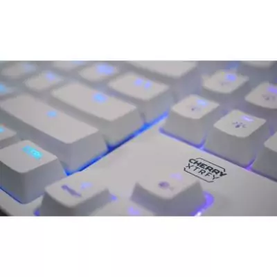 Clavier gaming mécanique CHERRY XTRFY K4V2 RGB TKL - Blanc Clavier gaming mécanique CHERRY XTRFY K4V2 RGB TKL - Blanc