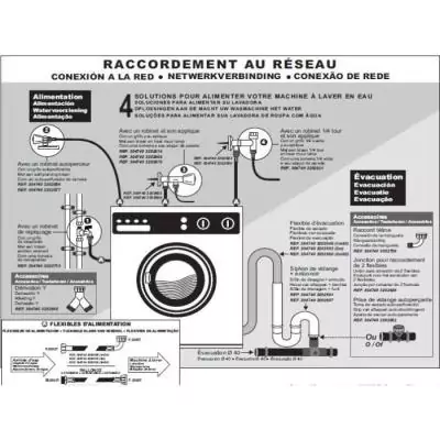 Robinet simple pour machine à laver - DIPRA - PIECE DETACHEE SANITAIRE