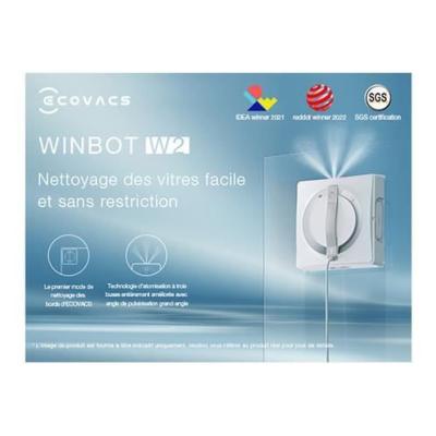 Robot lave-vitre ECOVACS WINBOT W2 OMNI avec Station Multifonction
