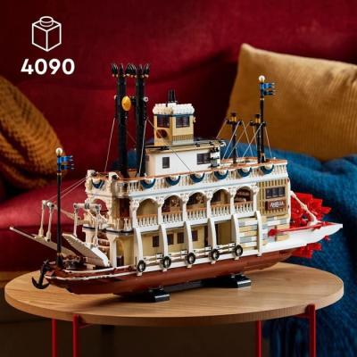 LEGO Ideas 21356 Exclu Cdiscount: Le Bateau à Vapeur du Mississippi - Set de Construction Adulte
