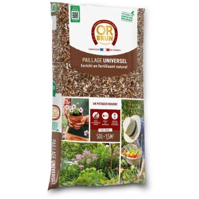 Paillage universel de qualité supérieure pour vos plantes - 50 L