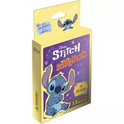 Blister 13 pochettes + 1 offerte PANINI STITCH 2 - MON SUPER SCRAPBOOK