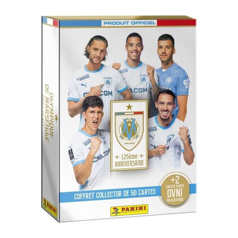 Coffret collector Panini 125 ans OM - 50 cartes glamours