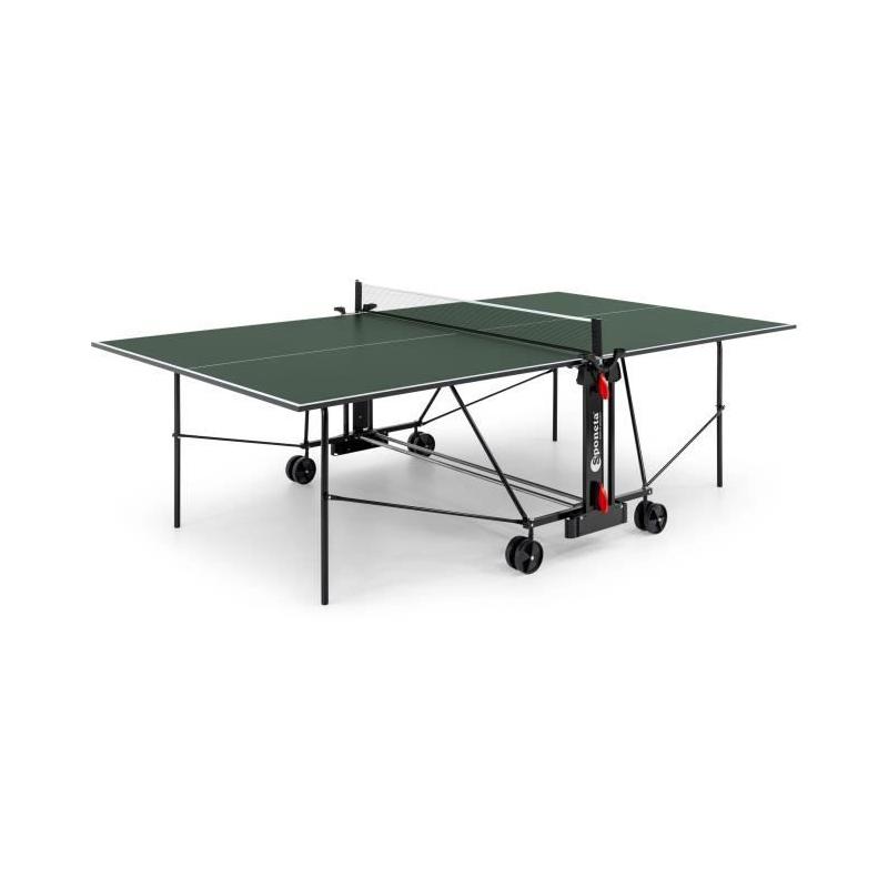Table de tennis de table - SPONETA - Compacte - Usage intérieur - Plateau coloris vert