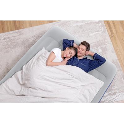 Bestway Lit gonflable matelas 2 places Tritech avec pompe électrique intégrée et revêtement antimicrobien 203 x 152 x 46 cm