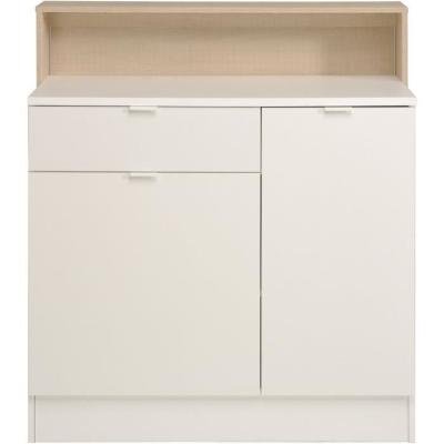 KEY - Meuble multifonctions pour cuisine et bar - Chene/Blanc - PARISOT