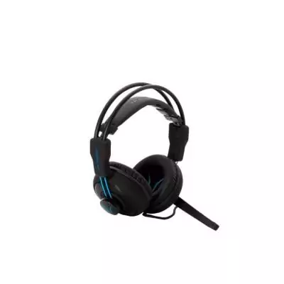 Casque gamer filaire ERAXER MD 88640 - PC/console - Noir/Bleu