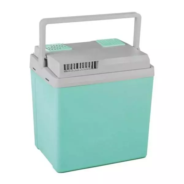Glaciere thermoélectrique - INCASA - 23L - Alimentation : 12/24 /220V - Entre -20°C et +17°C - Bleu