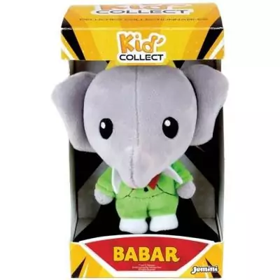 Peluche à collectionner Éléphant - JEMINI - BABAR - Kid'collect +/- 13 cm Peluche à collectionner Éléphant - JEMINI - BABAR - Kid'collect +/- 13 cm