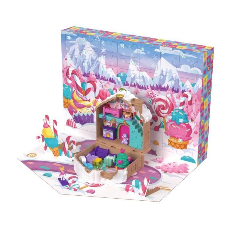 Polly Pocket - Calendrier de l'Avent Maison en pain d'épices - Surprises