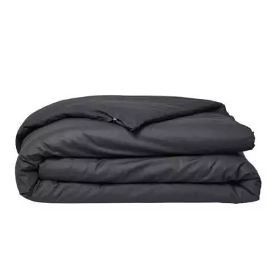 Parure de lit TODAY Essential - 240x260cm - 100% Coton - Couleur Fusain