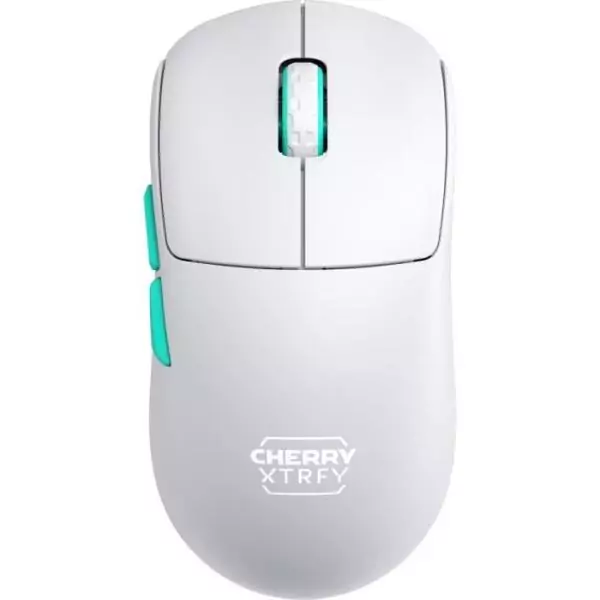Souris gamer sans fil symétrique ultra-légere 2,4 GHz - CHERRY XTRFY M68 WIRELESS - Blanc