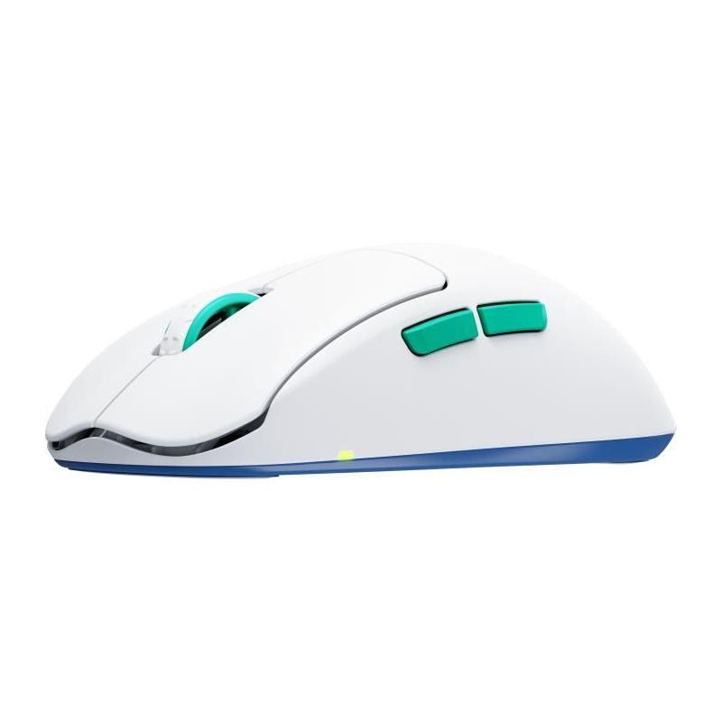 Souris gamer ultra-légère sans fil symétrique - CHERRY XTRFY M68 WIRELESS - Blanc