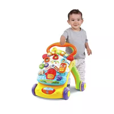 VTech Super Trotteur Parlant 2 En 1 Orange