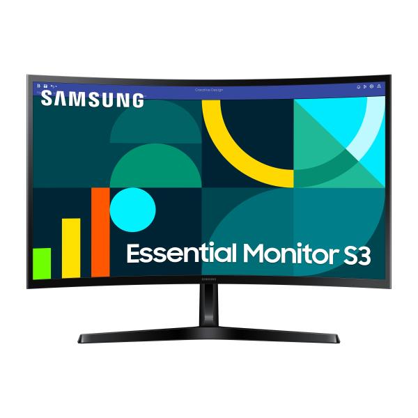 Écran PC - SAMSUNG - S27D366GAU - 27 FHD 1800R - Dalle VA - 100Hz - 4ms - 1 HDMI - Inclinable - Noir