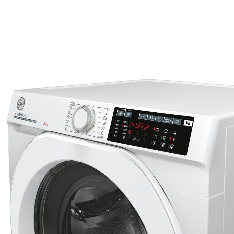 Hoover H-WASH 500 HW 28AM 1-S machine à laver Charge avant 8 kg 1200 tr min Blanc