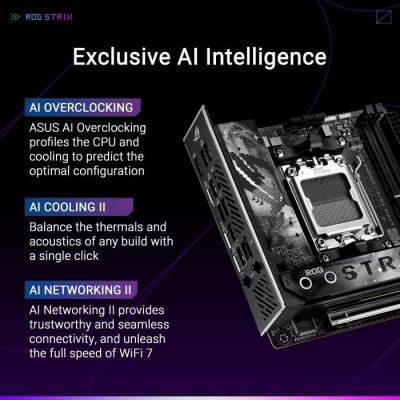 Carte mère ASUS STRIX X570-I GAMING WIFI - Performances compactes