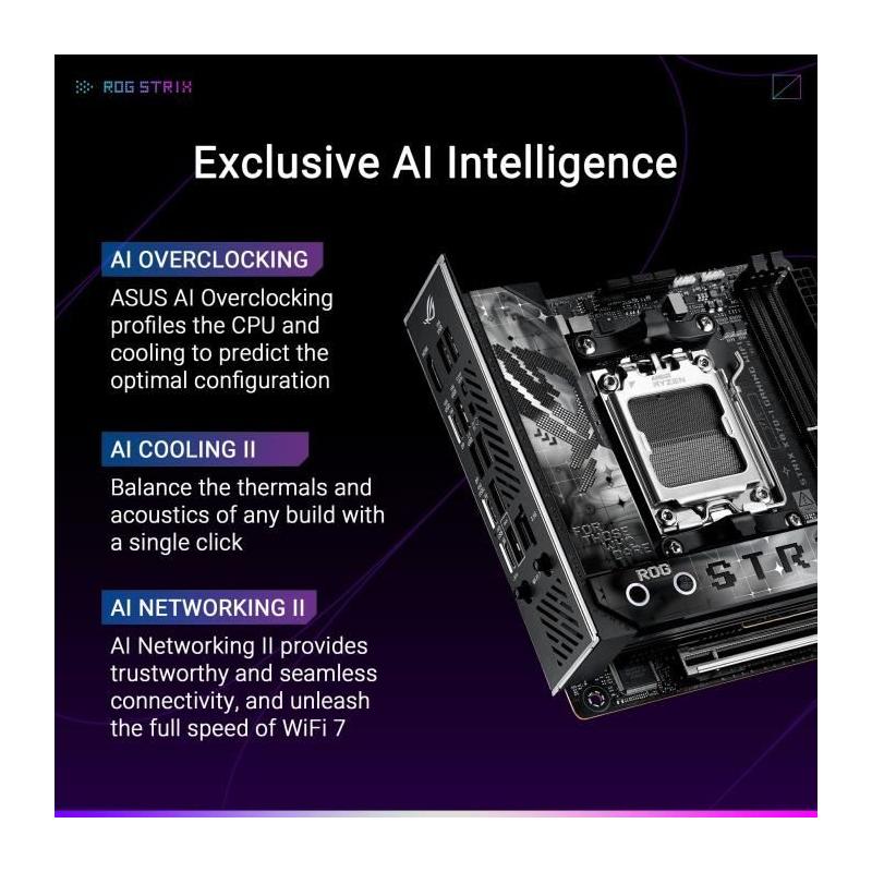 Carte mère ASUS STRIX X570-I GAMING WIFI - Performances compactes