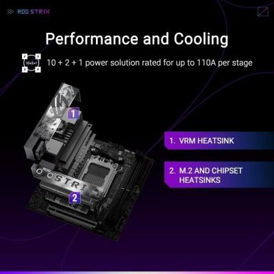 Carte mère ASUS STRIX X570-I GAMING WIFI - Performances compactes