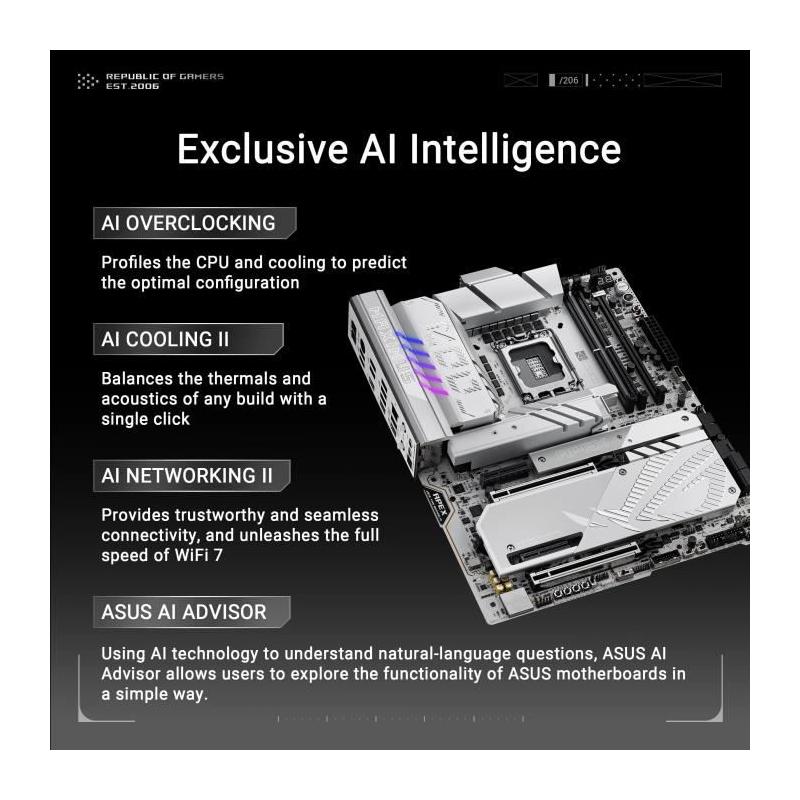 Carte mere - ASUS - MAXIMUS Z890 APEX - Socket 1851 - DDR5 SDRAM - LAN 5 GbE