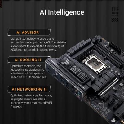 Carte mere - ASUS TUF GAMING Z890-PLUS WIFI - DDR5 - WiFi intégré - ATX