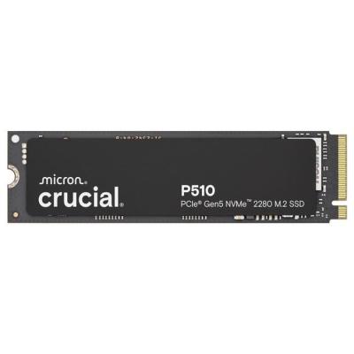 CRUCIAL - P510 - SSD interne - 2 To - PCIe Gen4 NVMe M.2 - Vitesse lecture jusqu'a 11000 Mo/s - CT2000P510SSD8
