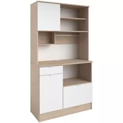 Buffet de cuisine BECOOL - Chene/Blanc - PARISOT